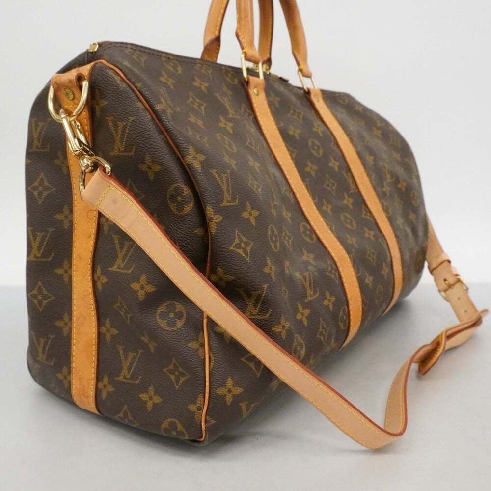LOUIS VUITTON Authentic Brown Monogram Boston Bag - Picture 2 of 16